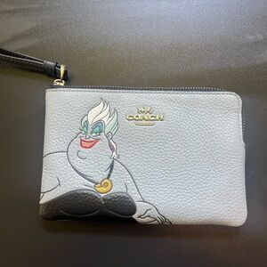 Disney Coach Ursula Clutch Wristlet